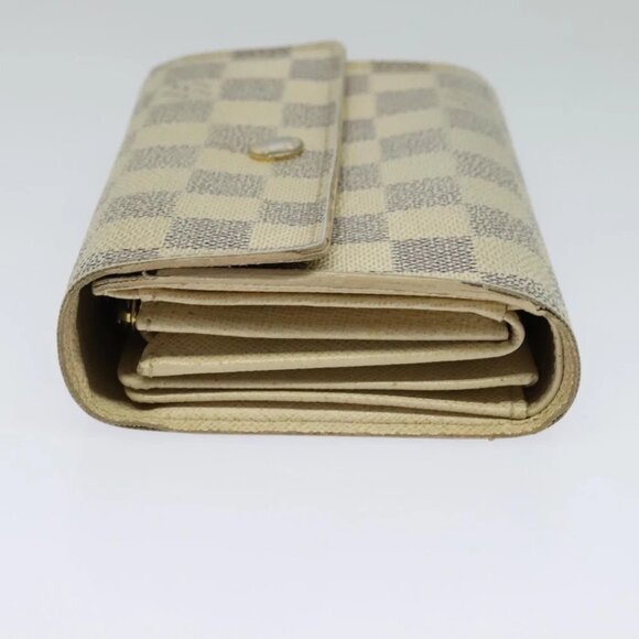 LOUIS VUITTON Damier Azur Portefeuille Alexandra Wallet N63068 LV Auth bs25268 - Picture 4 of 15